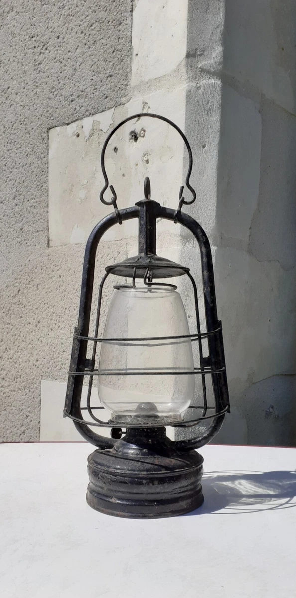 Lanterne Tempête Décoration Fer FUFRE Lampe à Pétrole Vintage, Lanterne Vintage, Extérieur Lanterne Lampe A Petrole