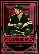 2021-22 Upper Deck Fluorescence Red Calen Addison