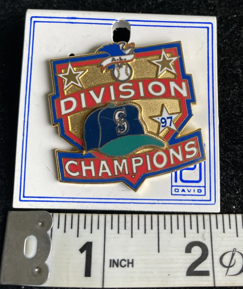 1997 Seattle Mariners Division champs Baseball MLB Pin Souvenir Va - Image 3 of 3
