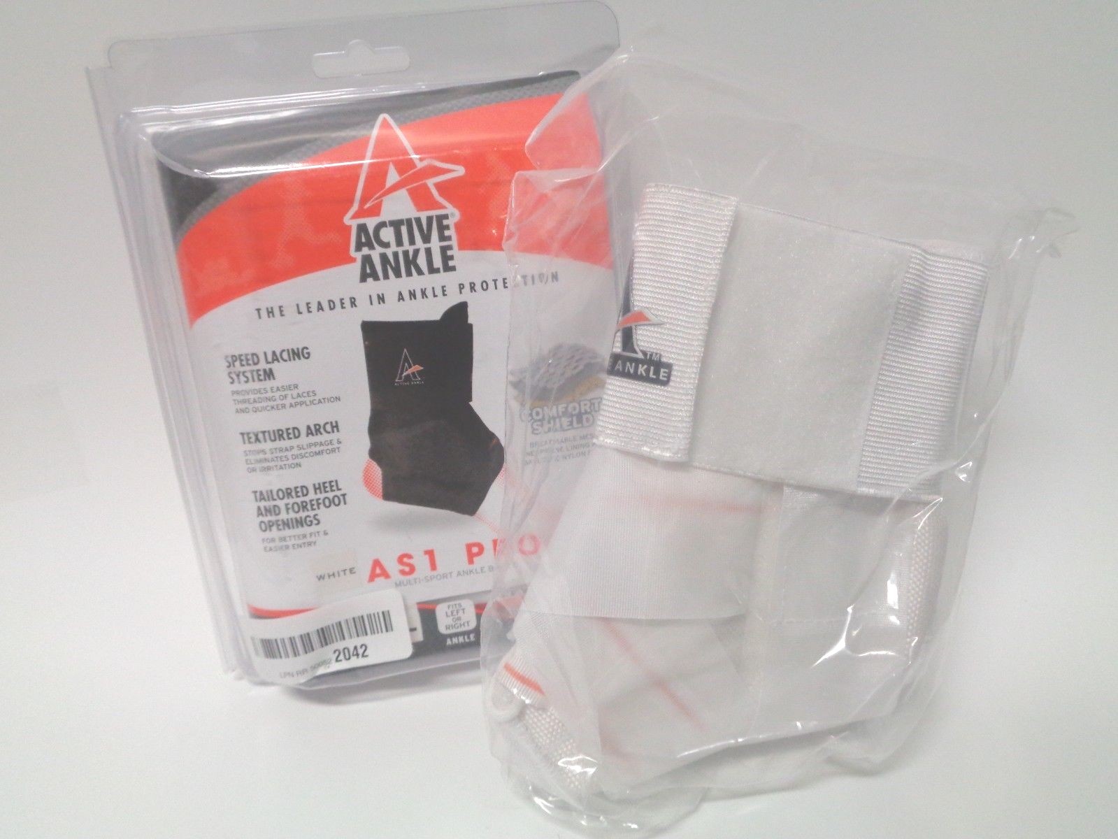 active ankle as1 pro white