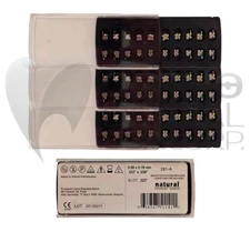 Set x 3 cases (60) Orthodontic Bracket Natural Roth .022" Mesh Base W/H 3,4,5