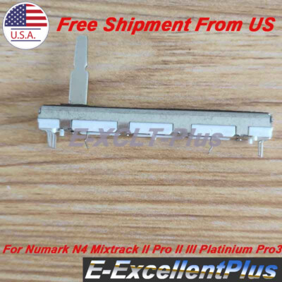 Channel Fader For Numark N4 Mixtrack II Mixtrack Pro 2/ 3 Platinium FX QUAD Gain