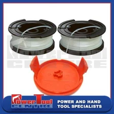 Black & Decker Orange Strimmer Cover Cap x1 + Spool & Line x2 GL5028 GL550 GL580