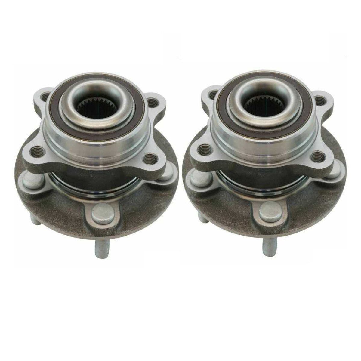 Front and Rear Wheel Hub Bearings Set of 4 for Subaru Forester 2012