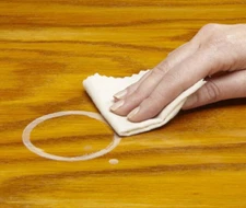 small WATER MARK RING REMOVER CLOTH for Wood Furniture Circles & Marks GUARDSMAN