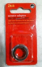 Doit Best 406215 Aerator Adaptor Adds Male Threads 15/16" Dia. Faucet FREE SHIP