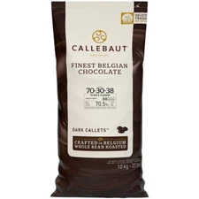 Callebaut 70-30-38 70.5% Dark Couverture Belgian Chocolate Callets