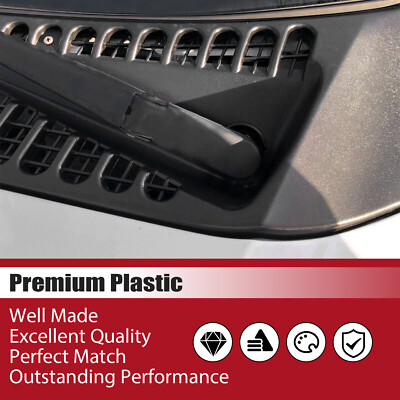 CHEDA Windshield Wiper Vent Cowl Screen Cover - Perfect Fit For 1999-2007 Ford F250/F350/F450/F550 Super Duty & 2000-2005 Excursion