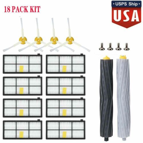 Lot De 5 Filtres Lavables De Rechange Pour Roomba 105, Q0120, Y0110 - Compatible Avec Plusieurs Modèles IRobot