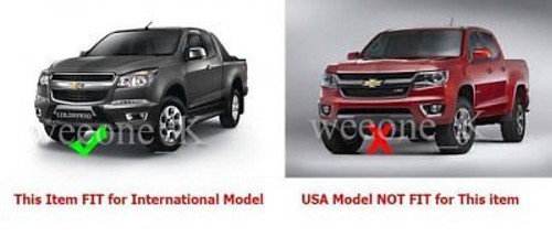 CHROME / BLACK FUEL CAP COVER TRIM FOR CHEVROLET COLORADO 4X2 PICKUP 2012 - 2016 - Picture 4 of 5