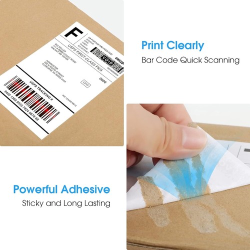 4X6 Inches Shipping Address Labels For Inkjet Or Laser Printer Quick-Drying New - Picture 5 of 6
