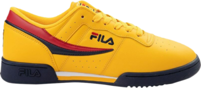 NEW FILA Original Fitness Classic Canary Yellow Red Womens 6.5 | eBay