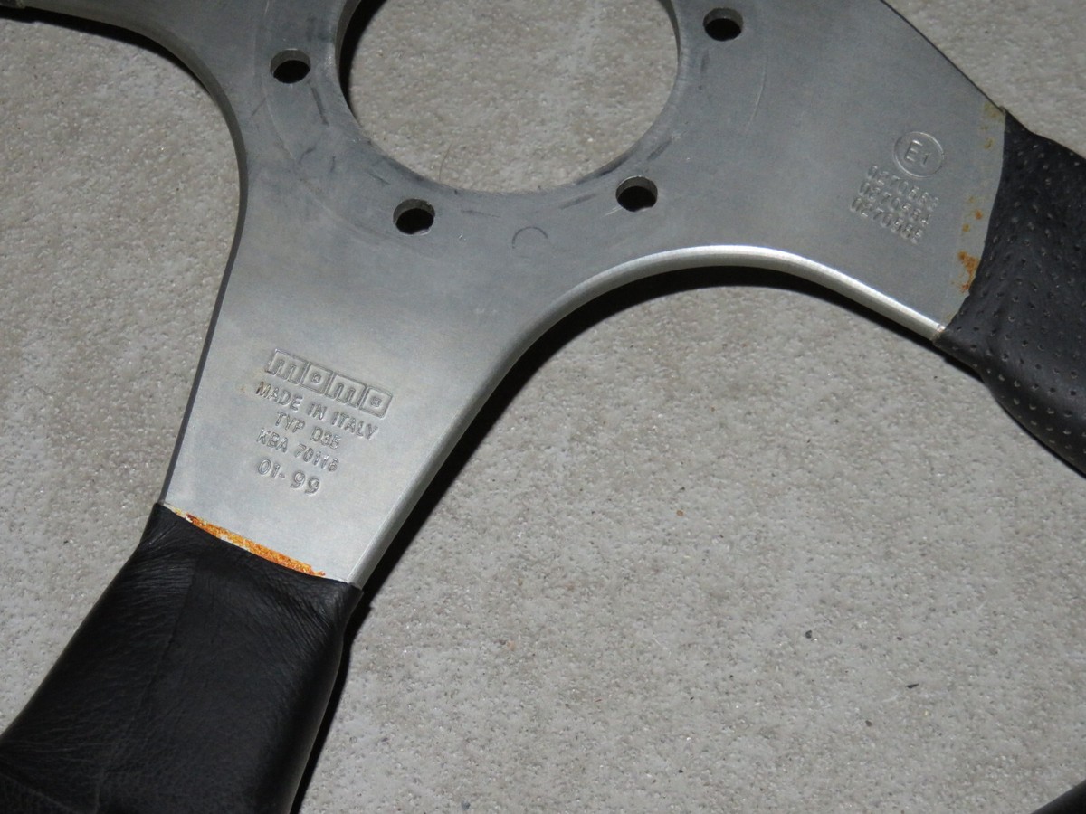 パーツ MOMO COMPETITION 350mm MOMO Competition leather steering wheel 350mm NEW sport