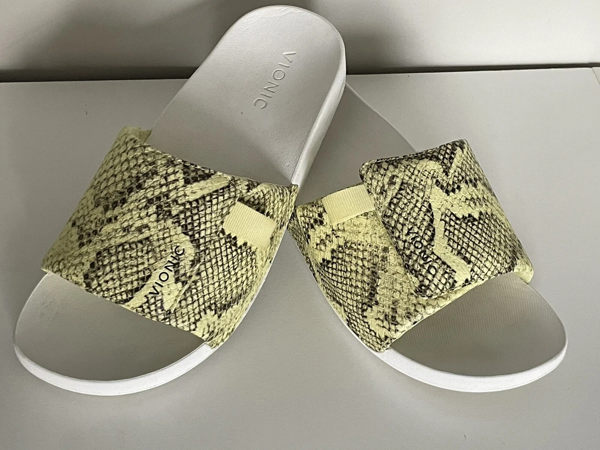 Snake print slide sale