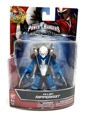 Power Rangers Ninja Steel Villain Ripperrat Figure 43714 VHTF | eBay