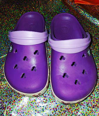 Crocs Crocband Mickey Mouse Unisex Kids Clog Purple/White/Pink US J2