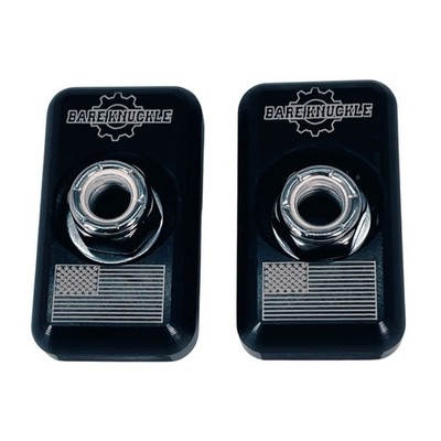 Bare Knuckle Performance, Axle Adjustment Plate Kit. USA FLAG FXR...