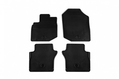 Rubber mats Gumarny Zubri suitable for Honda Jazz 2008-2014, 4-piece set, bla...