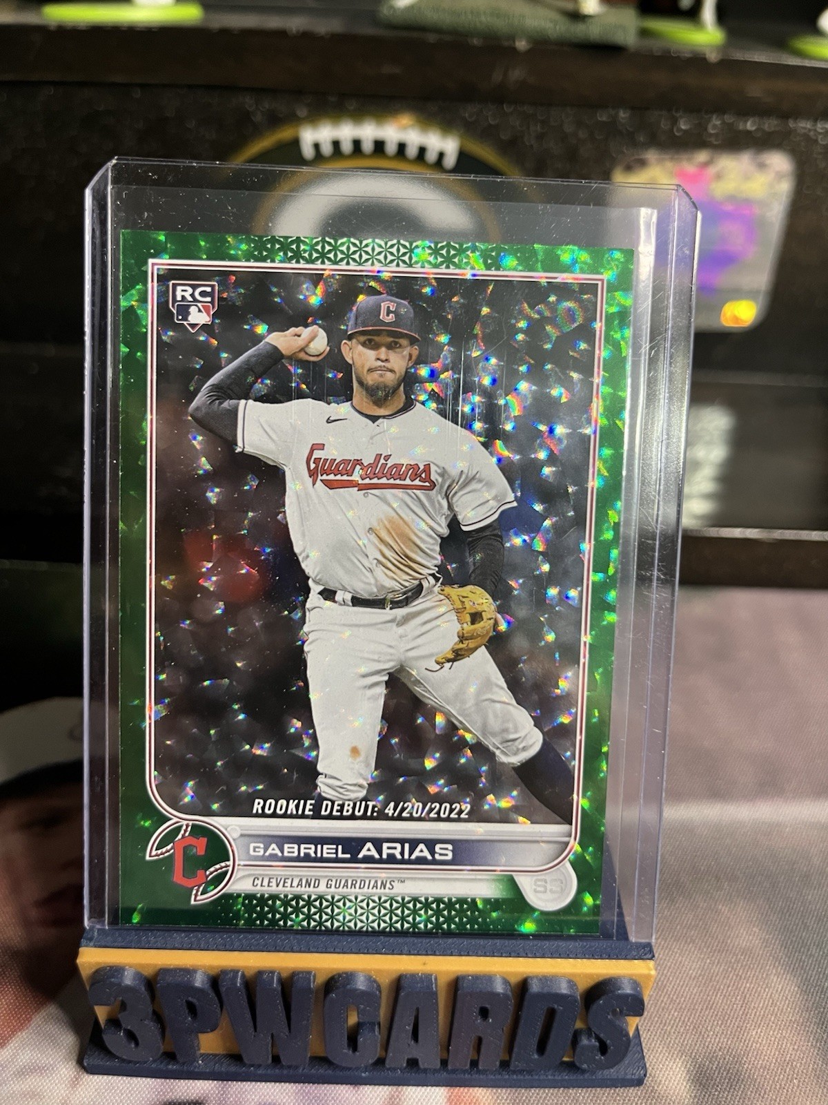 2022 Topps Update Series - Rookie Debut Gabriel Arias #US321 Green Foil /499...