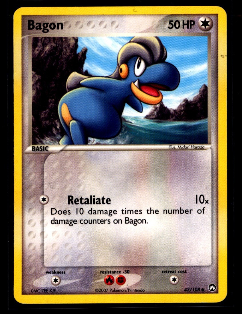 BAGON - 43/108 - Power Keepers - Pokemon Card - LP TCG Pokemon 0102#244