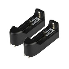 2pcs Smart Battery Charger For 1865 16340 14500 26650 Rechargeable 3.7V Cell