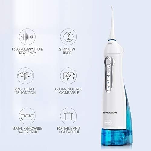 Hydropulseur rechargeable USB Hangsun avec 3 modes de pression - 4