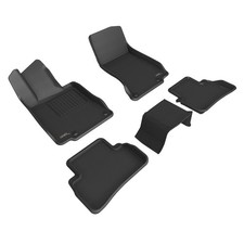 3D MAXPIDER KAGU BLACK 1ST ROW 2ND ROW FLOOR MAT FOR MERCEDES-BENZ C-CLASS 22-26
