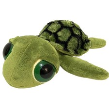 Aurora Baby Green Sea Turtle Plush 12" Stuffed Animal Big Eyes Cutesy 2020s
