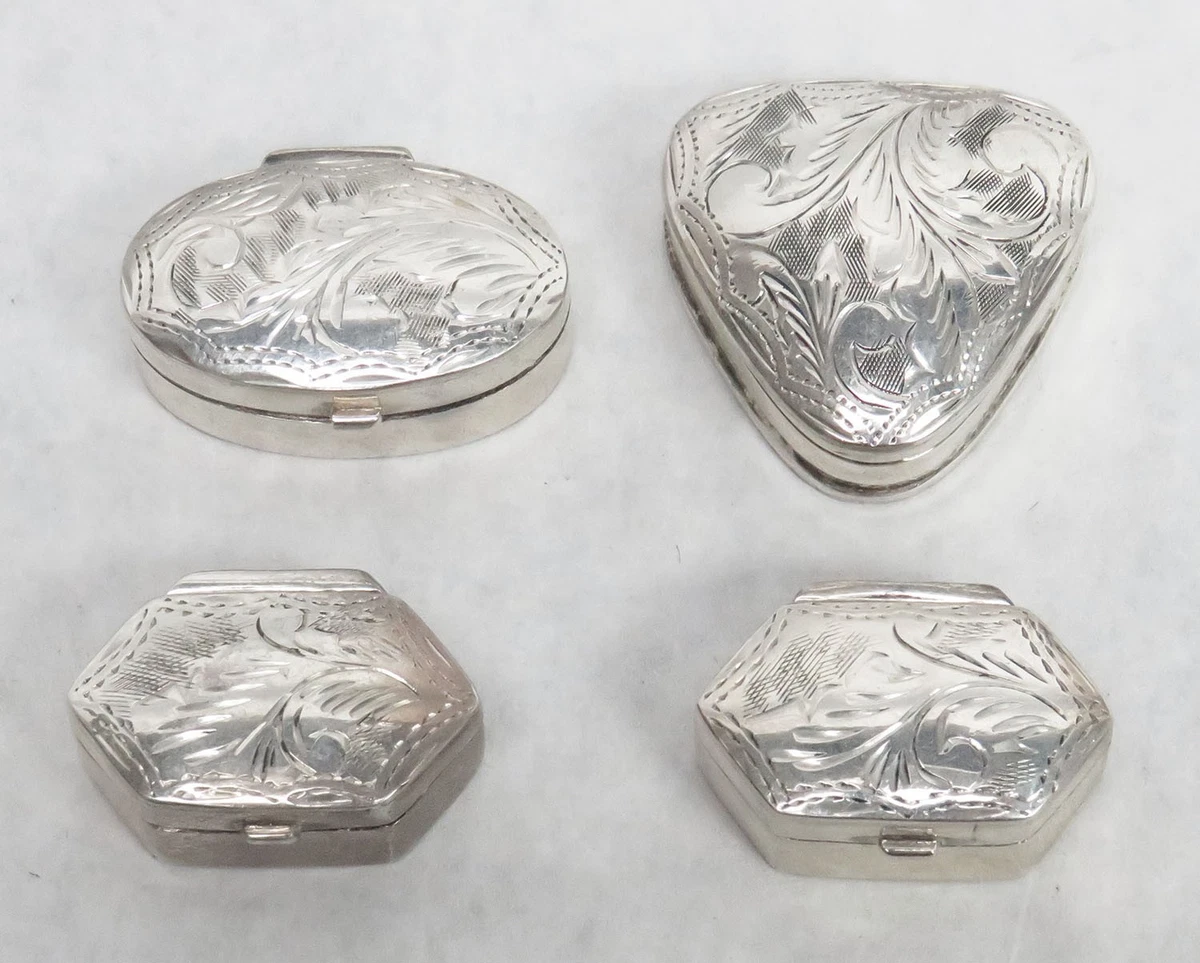 Sterling Silver Pill Box for sale | eBay