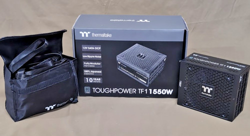 Thermaltake Toughpower TF1 1550W Titanium PSU Fully Modular w/ Box Cables Tested