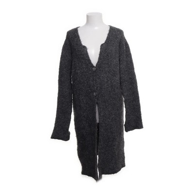 Artu Napoli, Strickjacke, Damen, Größe: 38, Grau, Fischgräte, Grobstrick #E21