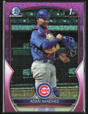 Adan Sanchez 2023 Bowman Chrome 1st Pink Mojo Refractor /199 #BCP-219 Chicago