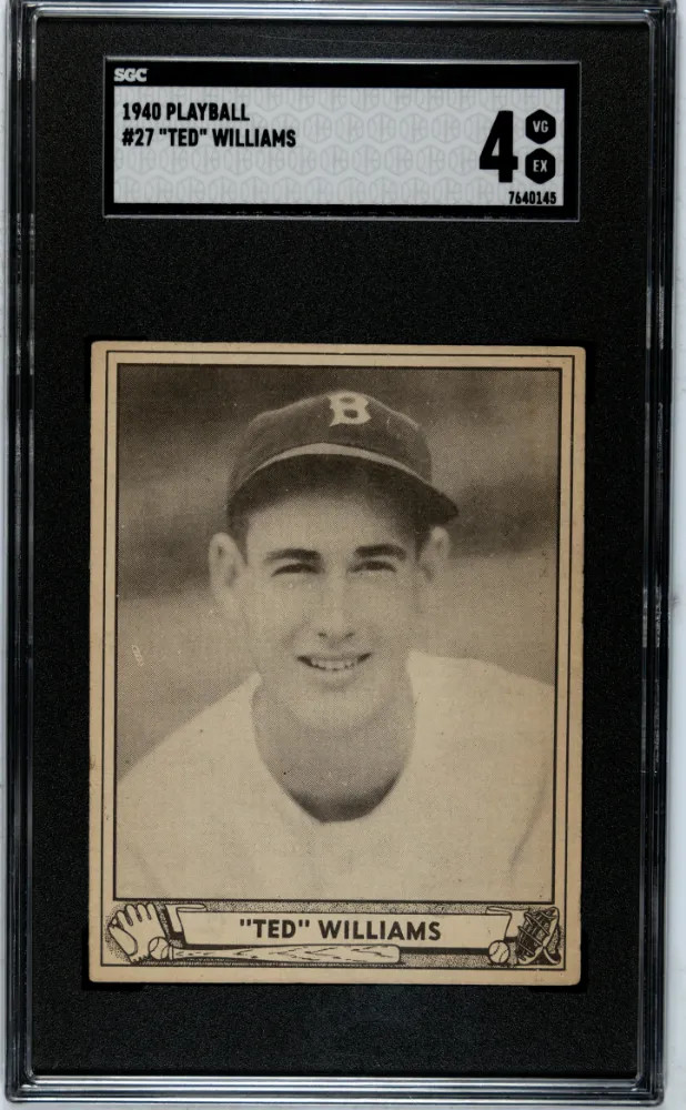 1940 Playball Ted Williams #27 SGC 4