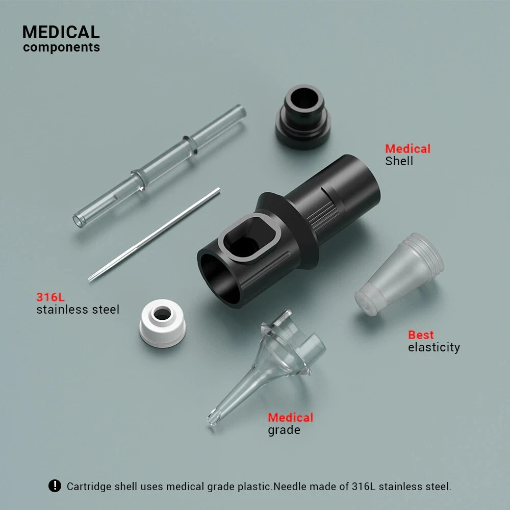 10 Tattoo 3rd Generation Pro Cartridge Needles #10' #12's Sterile Disposable - product detail image 7
