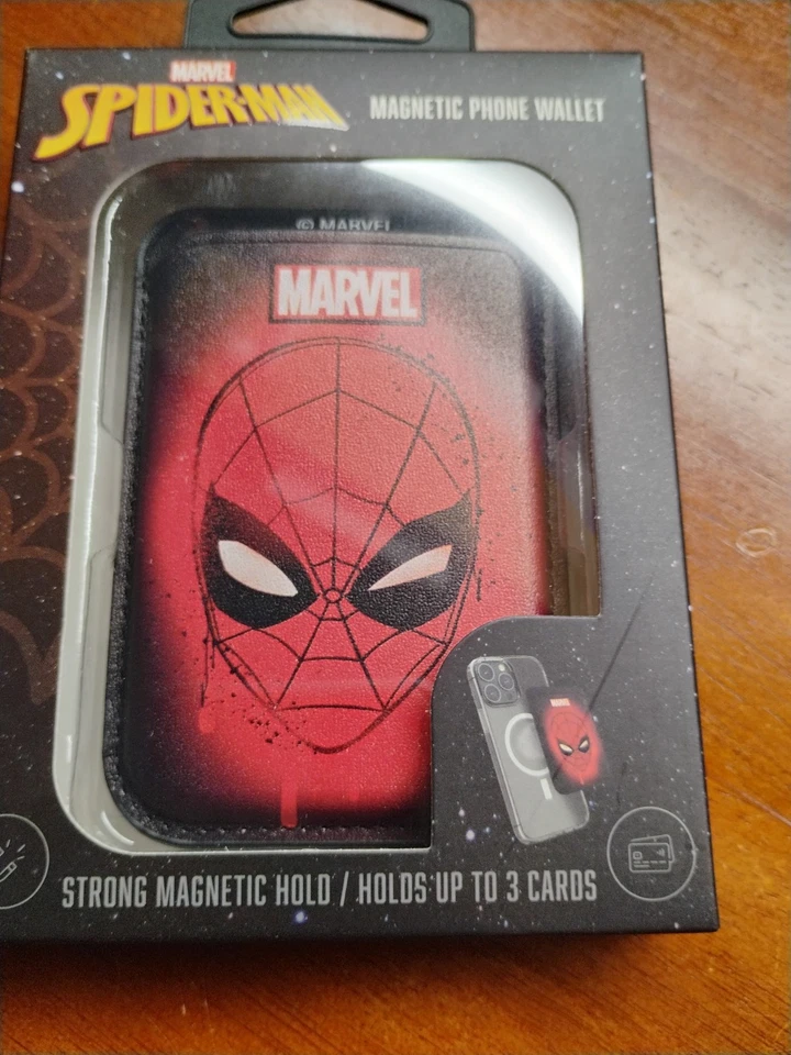 Cartera Teléfono Spider-Man MagSafe, Spider-man, Marvel, (Magnética).NUEVA Foto 4 de 4