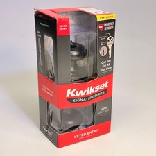 KWIKSET Juno Keyed Entry Knob Door Smartkey Venetian Bronze 97402-737 New-Other