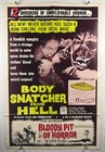 GOKE, BODY SNATCHER, BLOODY PIT Movie Poster (VG+) 1SH 1970s Sci-Fi Horror 28820 — photo 1