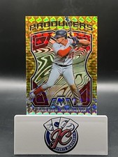 JUAN SOTO 2021 Panini Reactive Yellow Mosaic Prizm  34/99 -Producers #P6