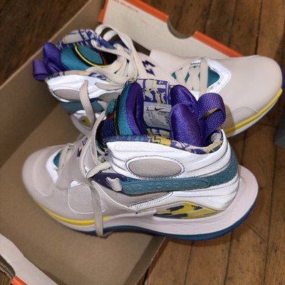Nike Court Air Zoom Zero x WMNS Air Jordan 8 'Aqua' Tennis Shoes CQ4481-100 SZ 8