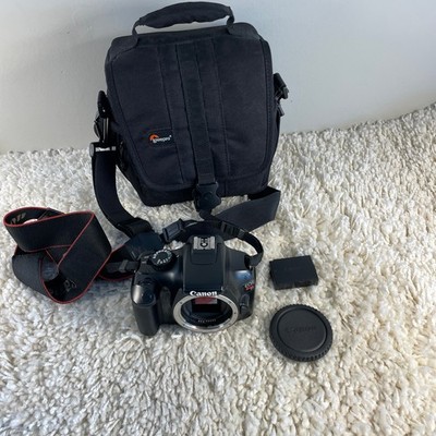 Canon EOS Rebel T3 12.2MP Digital SLR DSLR Camera Body Only Tested