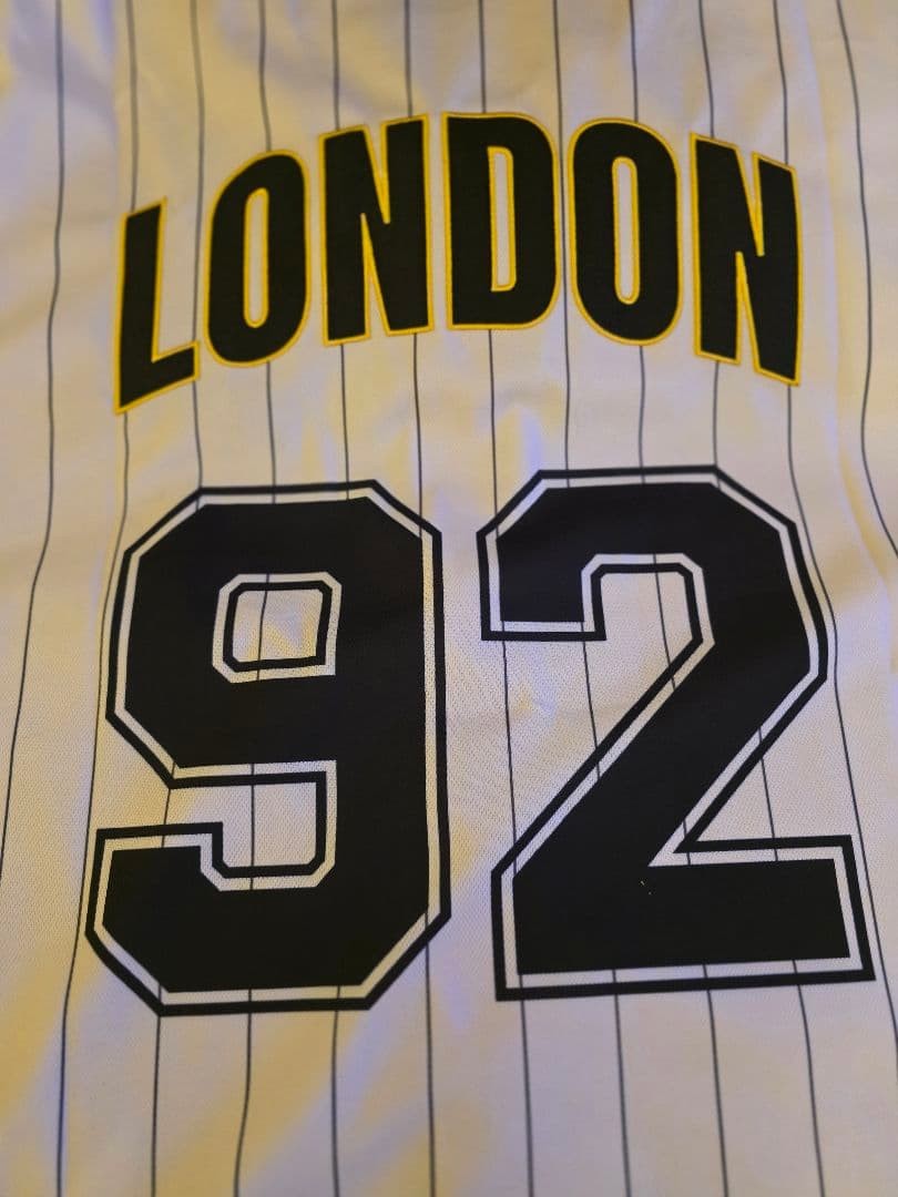 BTS　キムソクジン　RUNSEOKJIN_ep S/S JERSEY ロンドン BTS JIN RUNSEOKJIN EP Tour London Baseball Jersey London 92 Size L