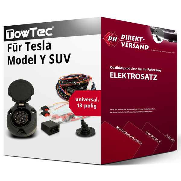 E-Satz 13Polig Universell für Tesla Model Y SUV 01.2025-Jetzt Neu-image