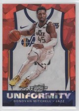 2019 Contenders Optic Uniformity Red Cracked Ice Prizm Donovan Mitchell #17 0q5