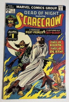 Dead Of Night Featuring The Scarecrow #11 (1975) - Tough To Find Final Issue!