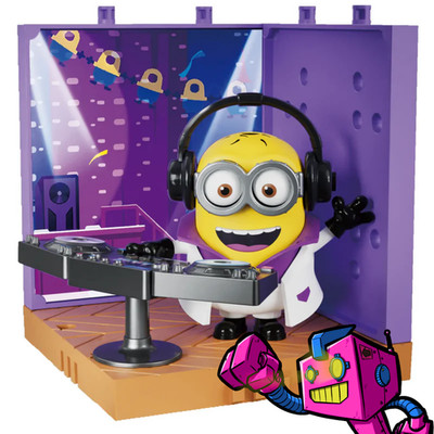 Blokees Figuren Minions preCOOL Celebration Party Phil DJ