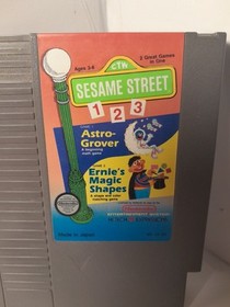 Sesame Street 123 NES 1985 Nintendo Entertainment System Video Game
