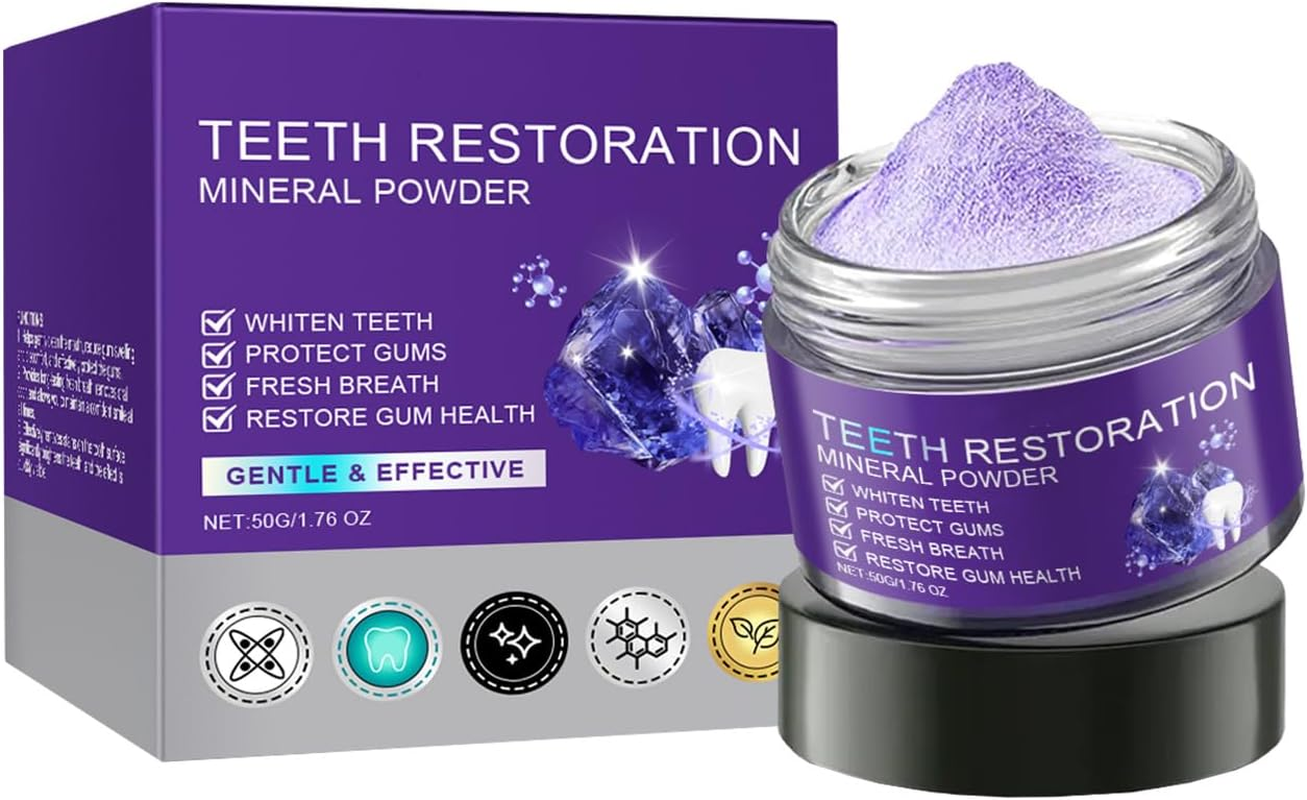 Teeth Restoration Mineral Powder - Teeth Whitening Powder, Effectively Strengthe