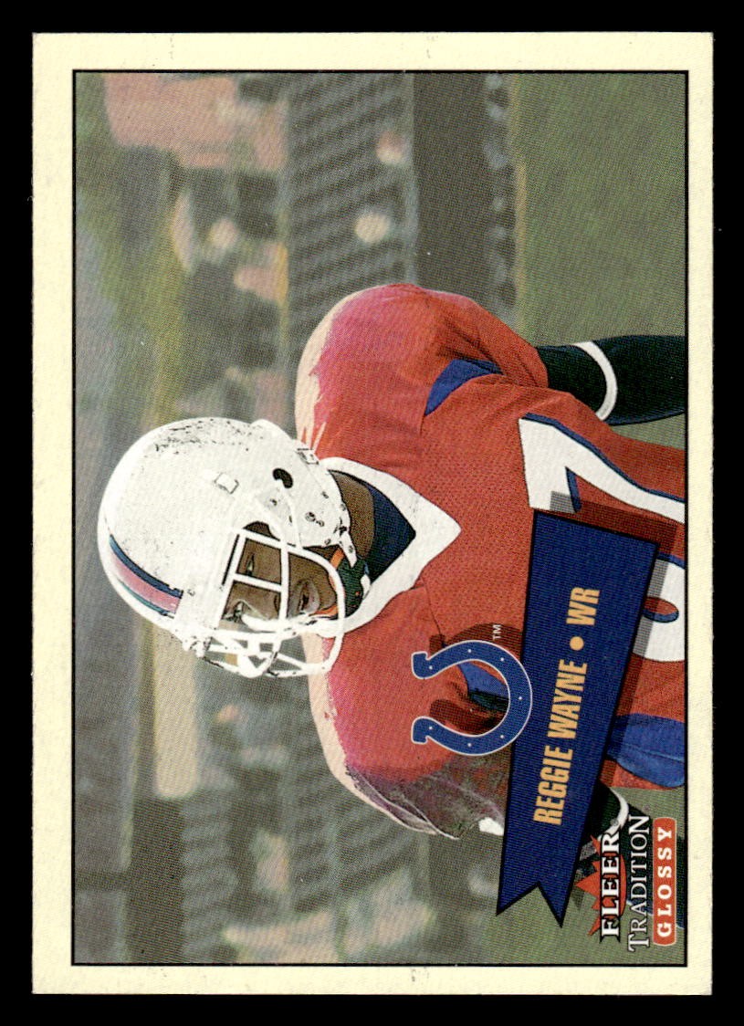 Reggie Wayne Fleer Tradition Glossy #409 Base