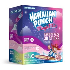 3x Hawaiian Punch Magic Mix Variety Pack Drink Mix Water Enhancer Singles 30ct