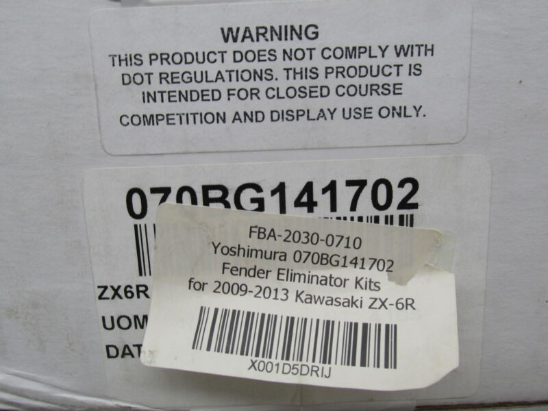 meg品 Yoshimura NOS 2009-13 Kawasaki ZX-6R Fender Eliminator Kit
